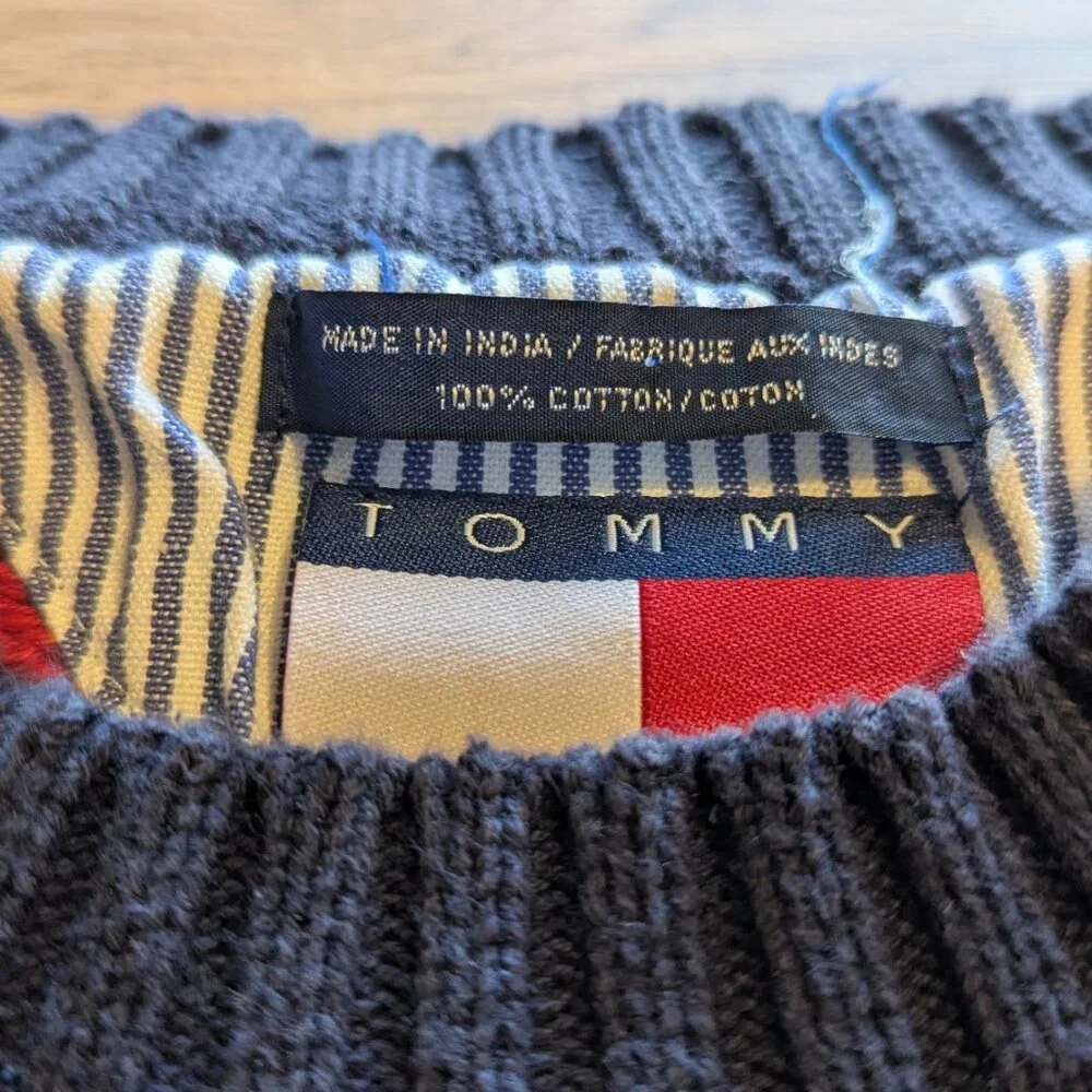 Vintage Tommy Hilfiger Striped Knit‎ Sweater Tommy Hilfiger